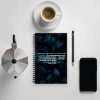 Light Of The World: John 8:12 Spiral Bullet Notebook