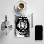 The Lion of Judah: Revelation 5:5 Spiral Bullet Notebook