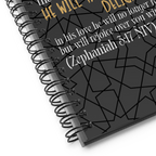 Rejoice in His Love: Zephaniah 3:17 Spiral Bullet Notebook