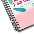 Fear Not: Isaiah 41:13 Spiral Bullet Notebook