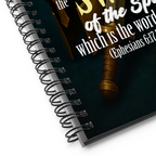 Sword & Salvation: Ephesians 6:17 Spiral Bullet Notebook