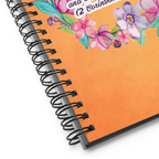 Grace & Peace Blooms: 2 Corinthians 1:2 Spiral Bullet Notebook