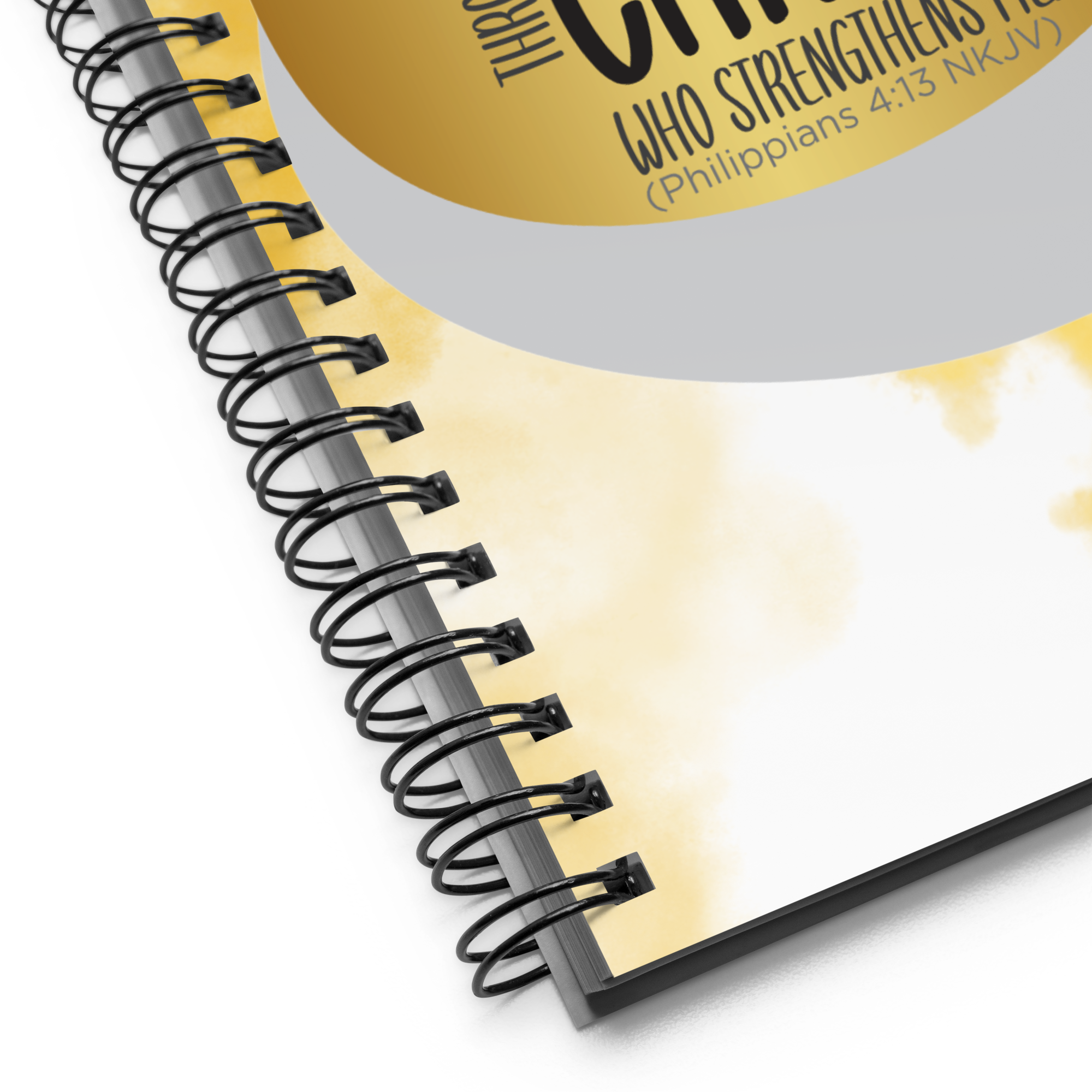 Empowered by Christ: Philippians 4:13 Spiral Bullet Notebook