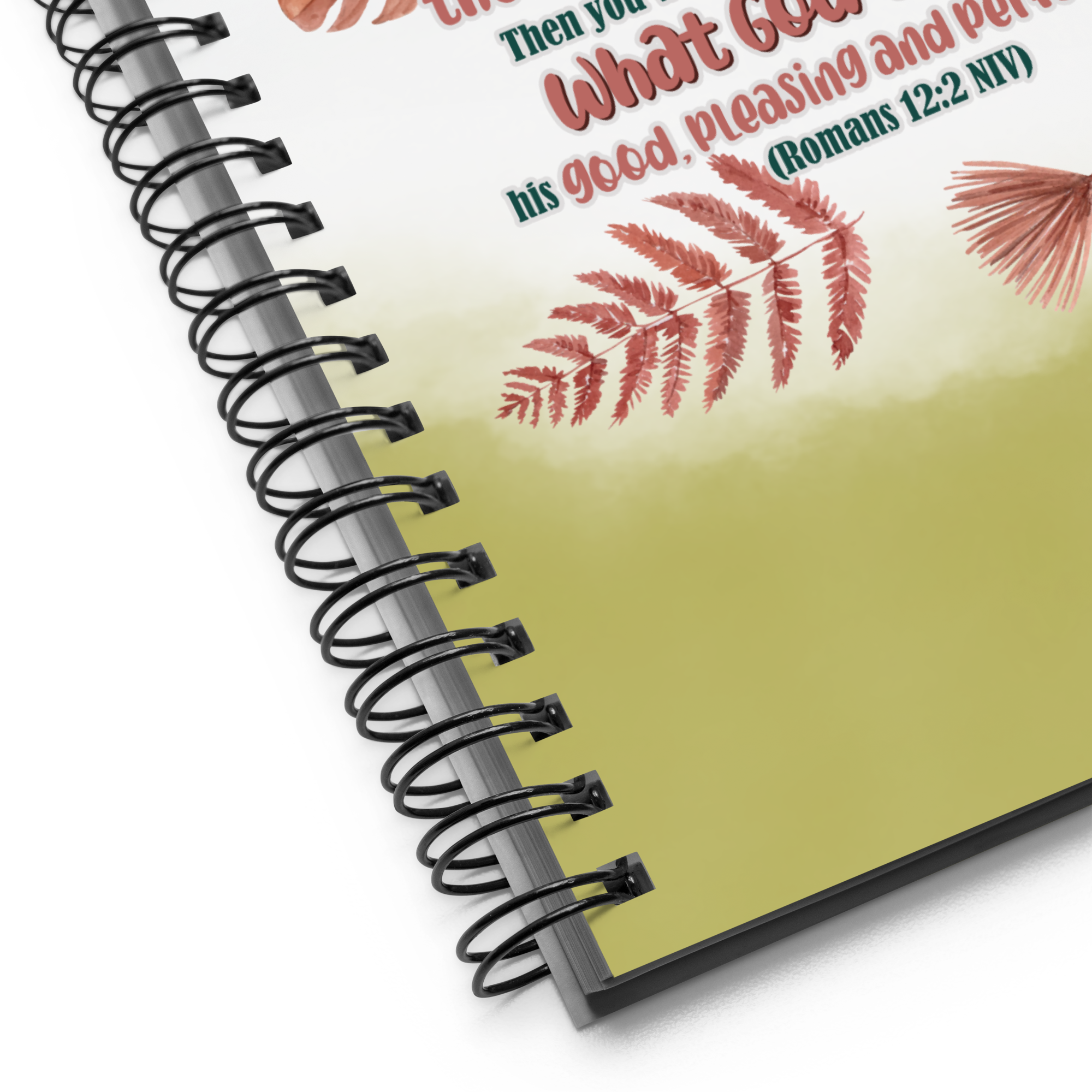 Renewed By The Spirit: Romans 12:2 Spiral Bullet Notebook