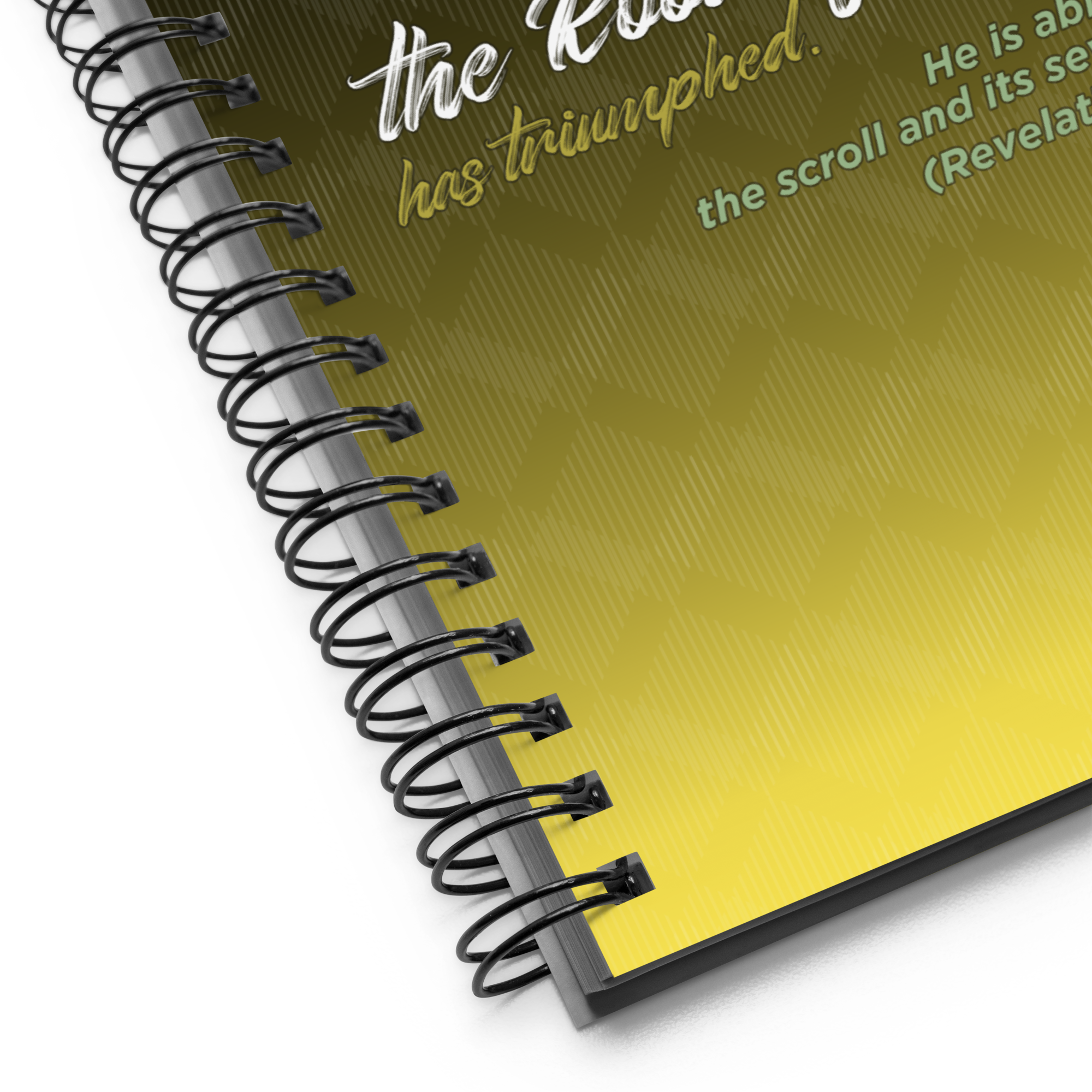 Lion of Judah & Root of David: Revelation 5:5 Spiral Bullet Notebook