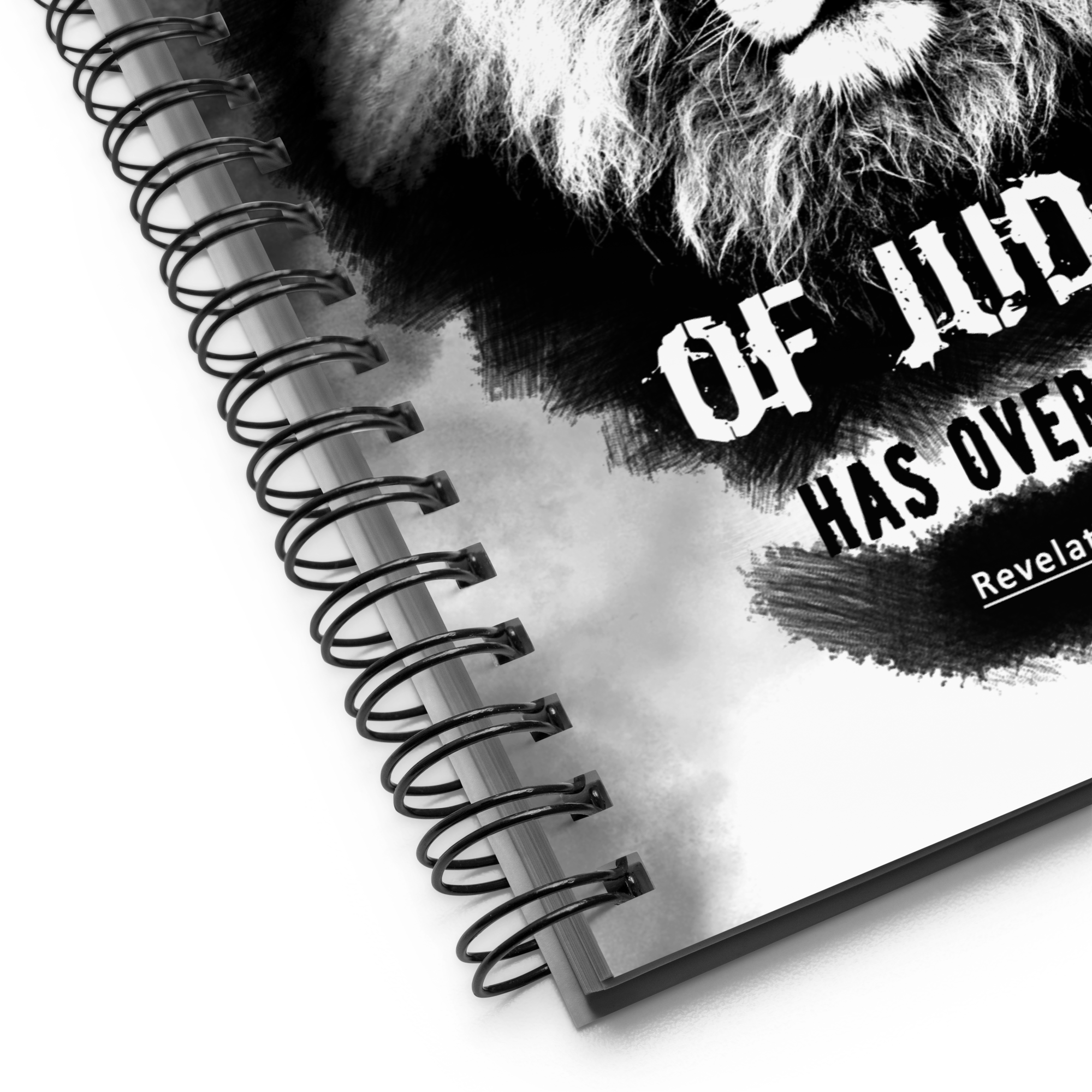 The Lion of Judah: Revelation 5:5 Spiral Bullet Notebook
