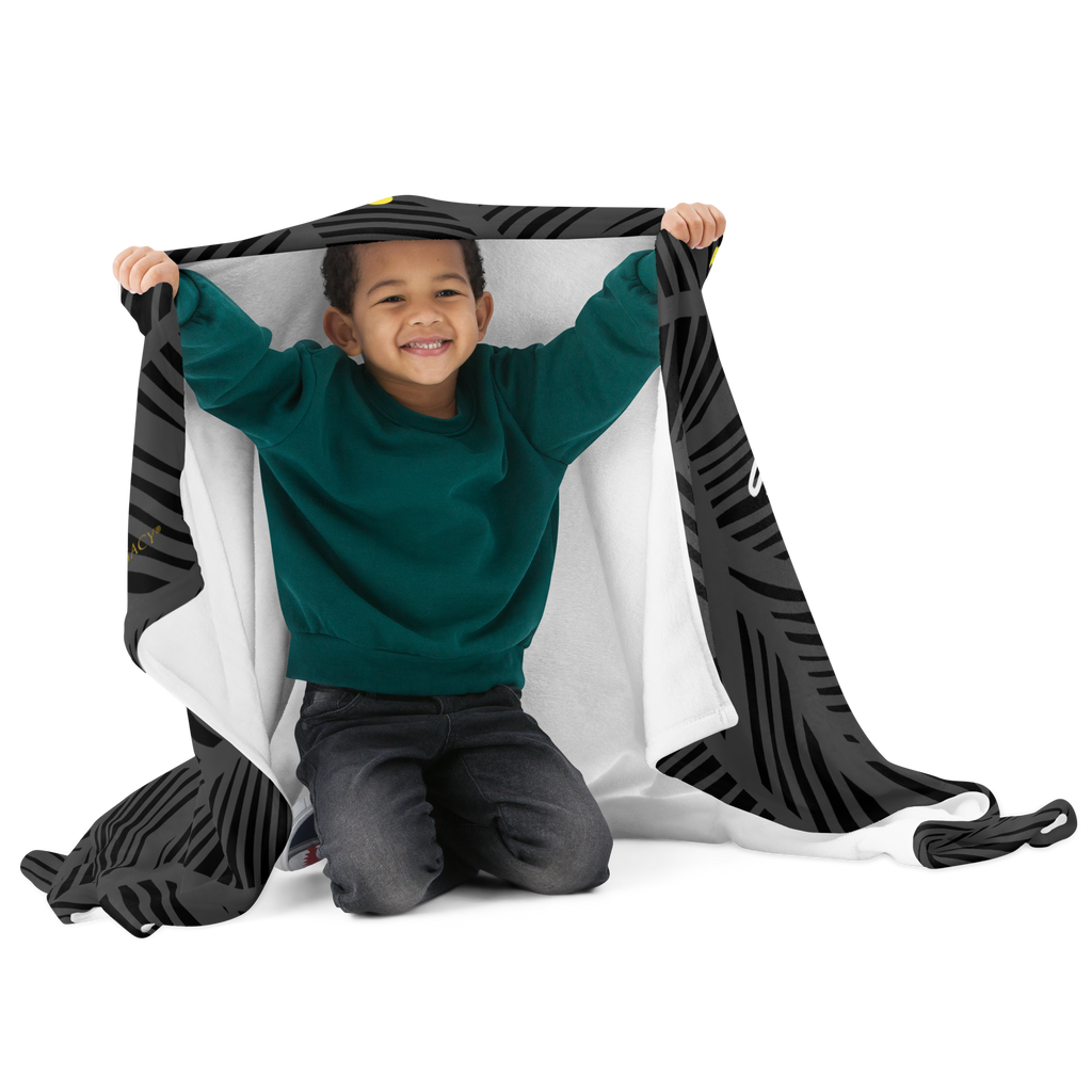Be Strong & Courageous: Joshua 1:9 Throw Blanket