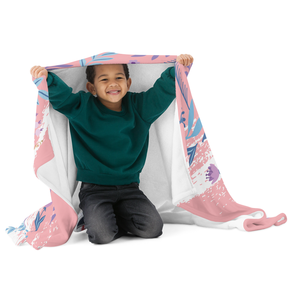 Unshakeable Faith: Psalms 46:5 Throw Blanket