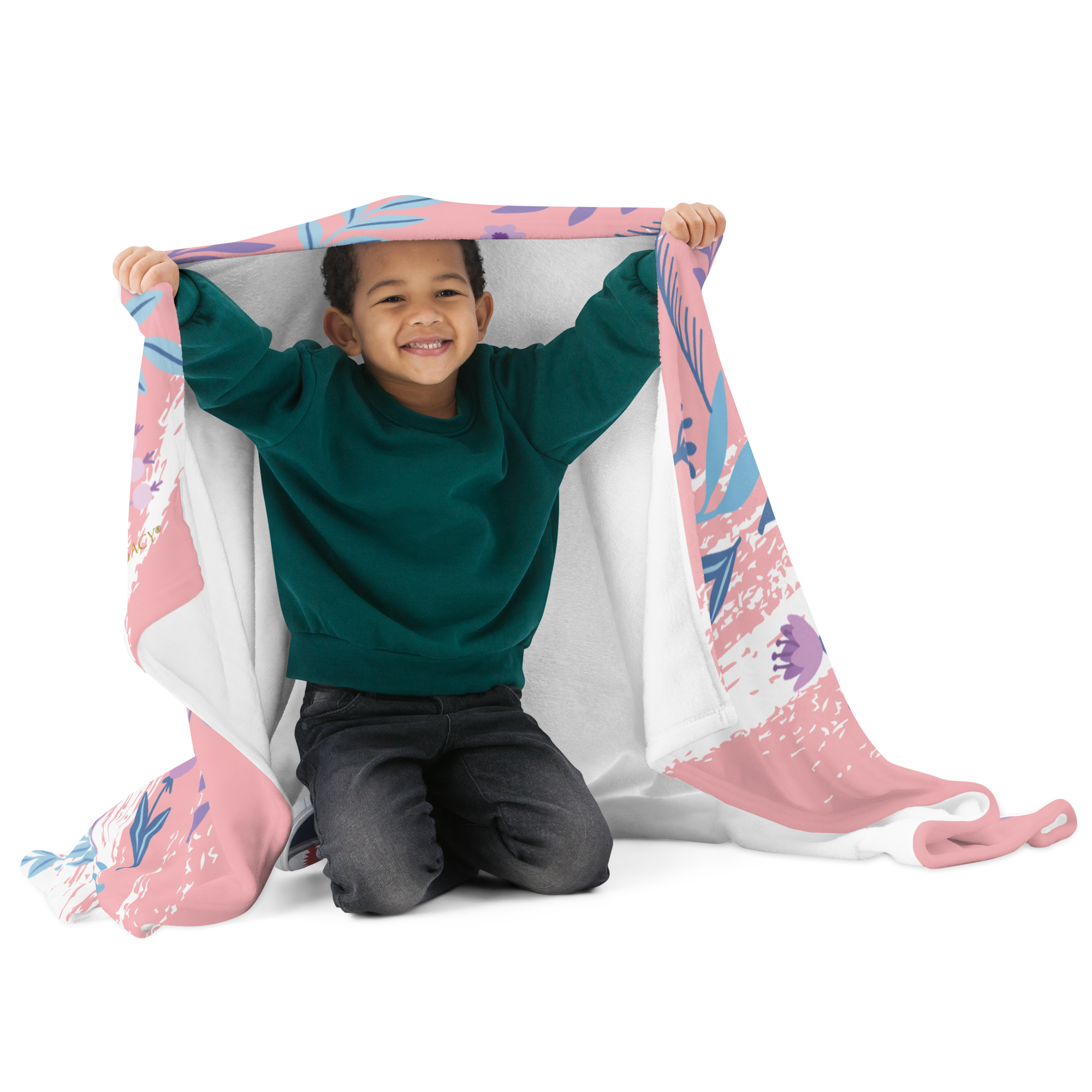 Unshakeable Faith: Psalms 46:5 Throw Blanket