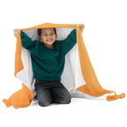 Grace & Peace Blooms: 2 Corinthians 1:2 Throw Blanket