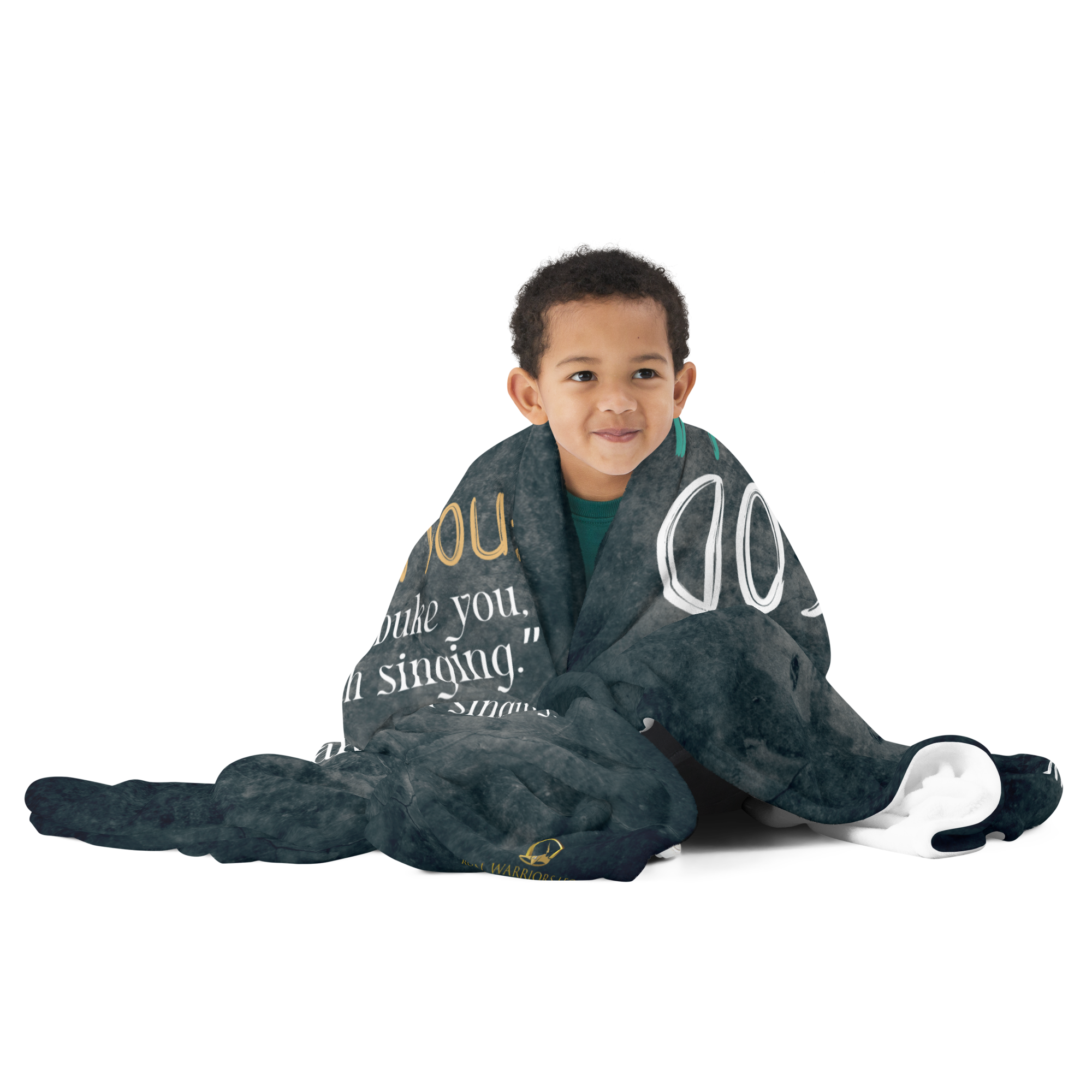 Rejoice in His Love: Zephaniah 3:17 Throw Blanket