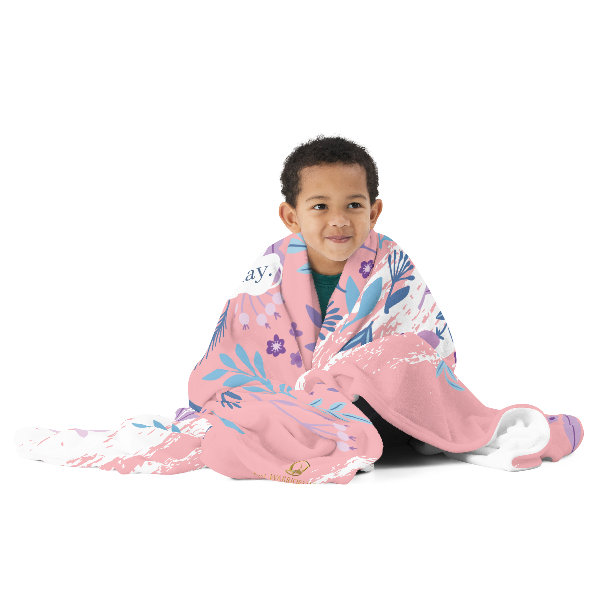 Unshakeable Faith: Psalms 46:5 Throw Blanket