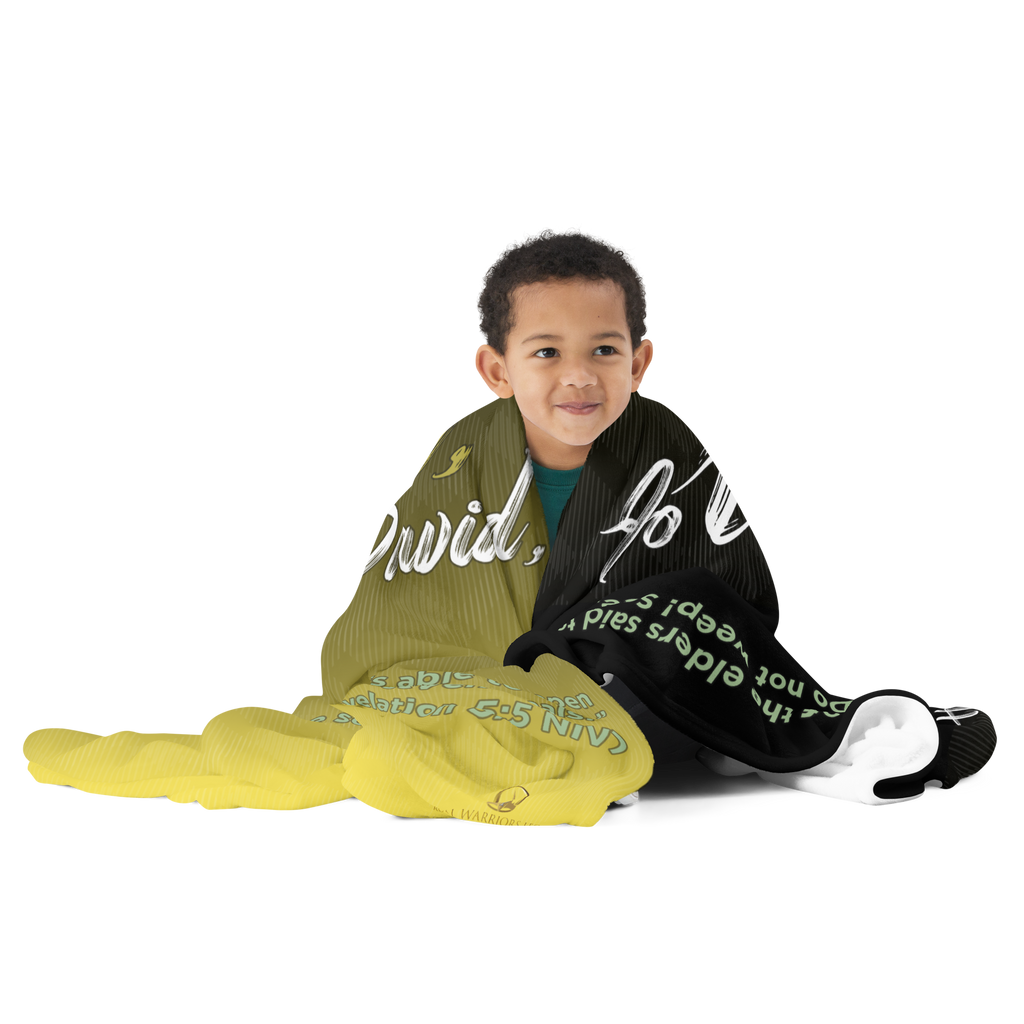 Lion of Judah & Root of David: Revelation 5:5 Throw Blanket