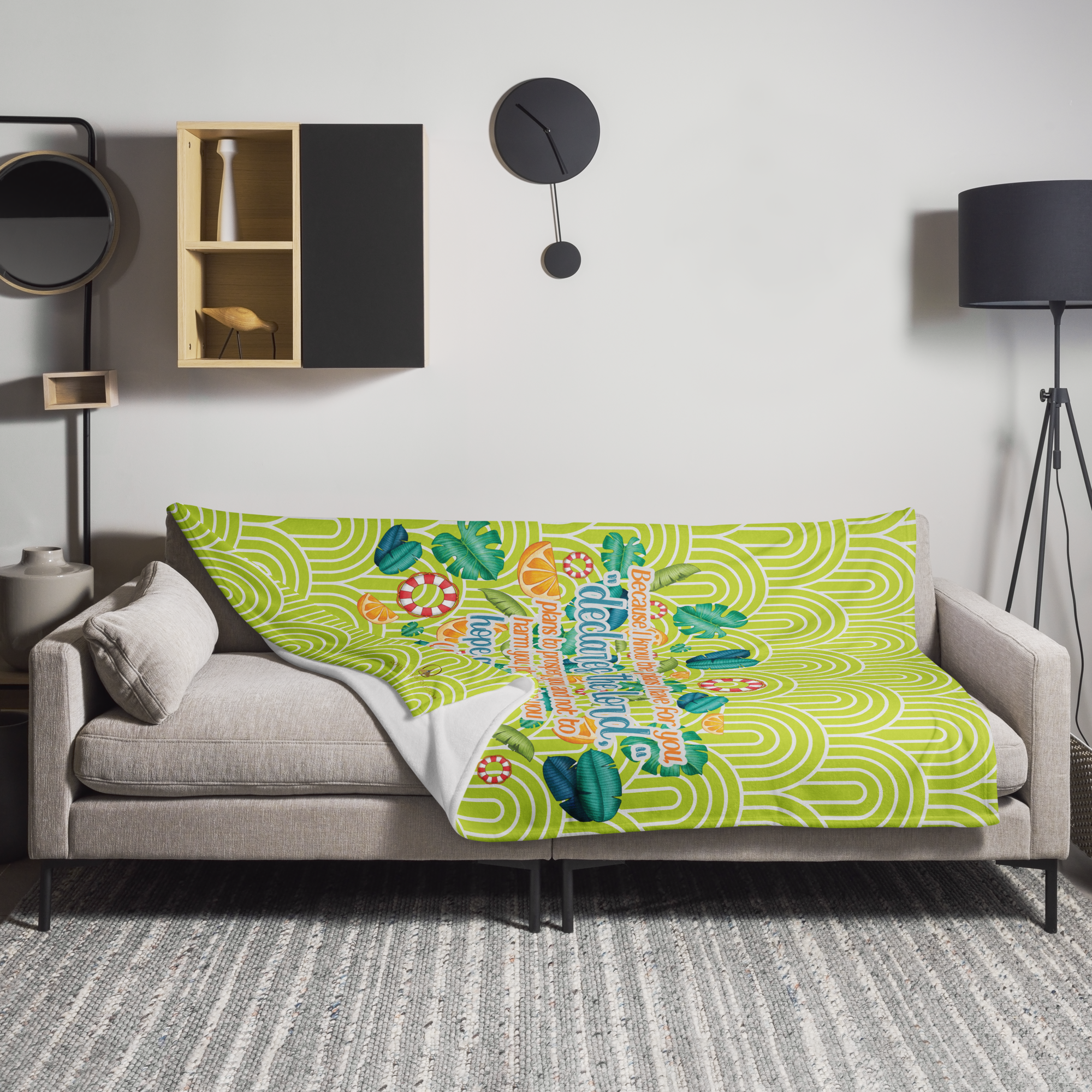 Hope & Future: Jeremiah 29:11 Throw Blanket