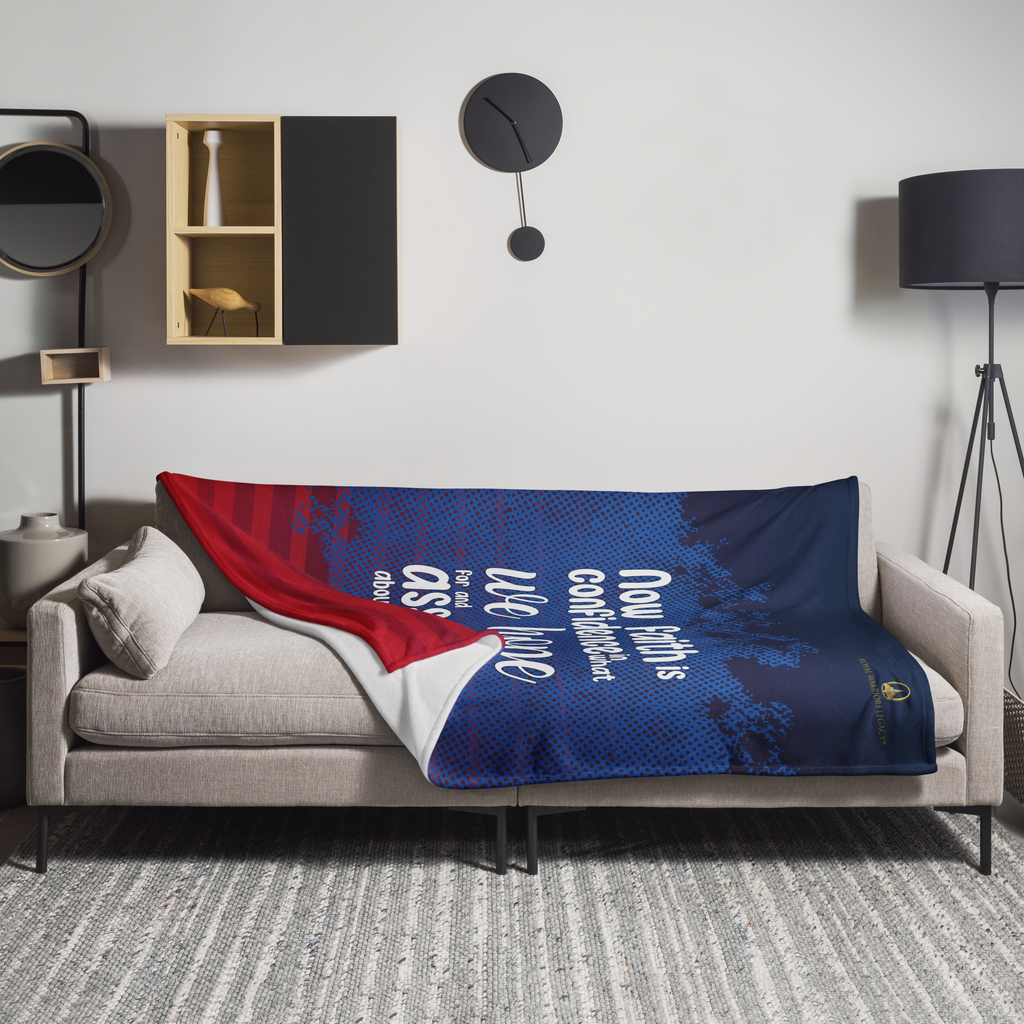 Faith & Hope: Hebrews 11:1 Throw Blanket
