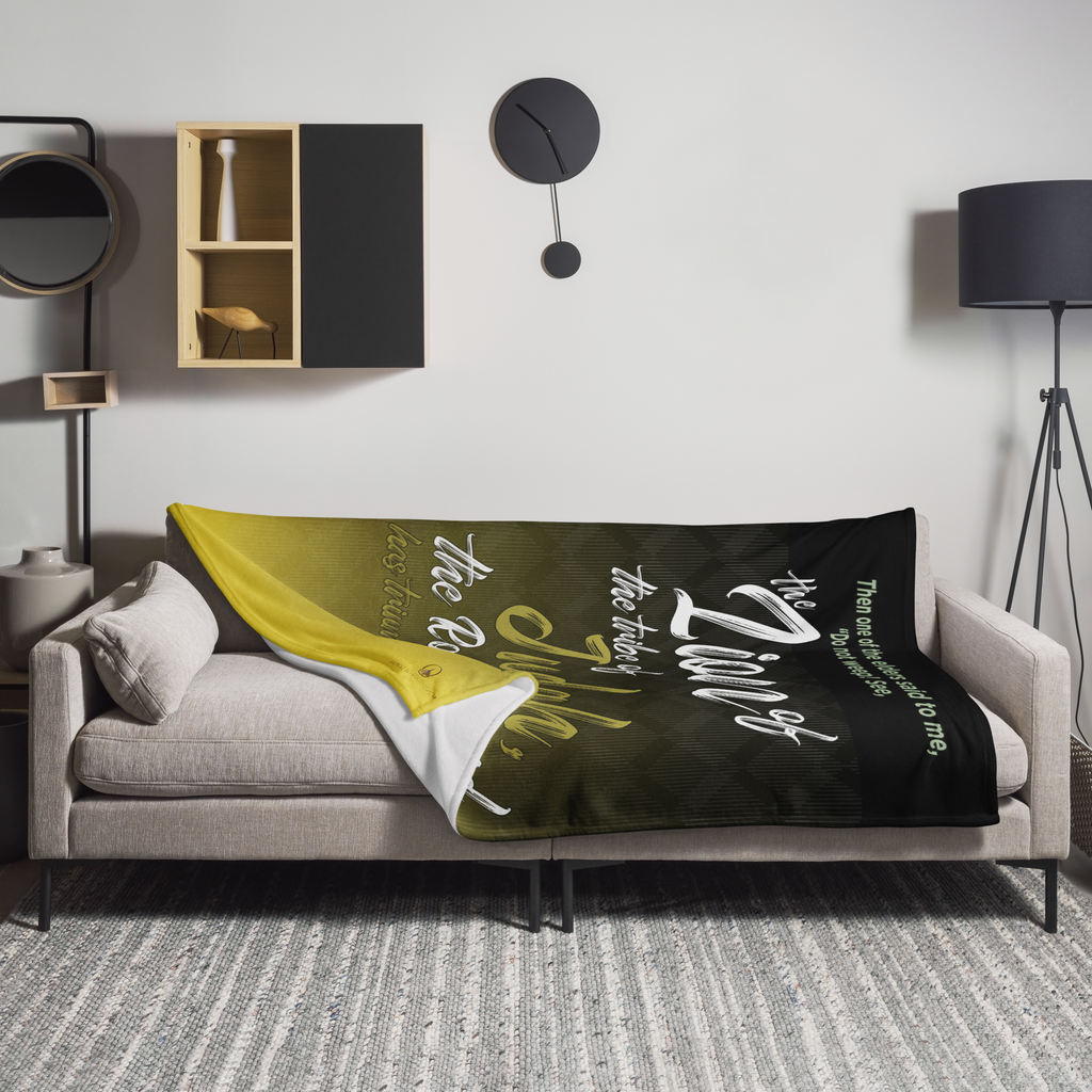 Lion of Judah & Root of David: Revelation 5:5 Throw Blanket