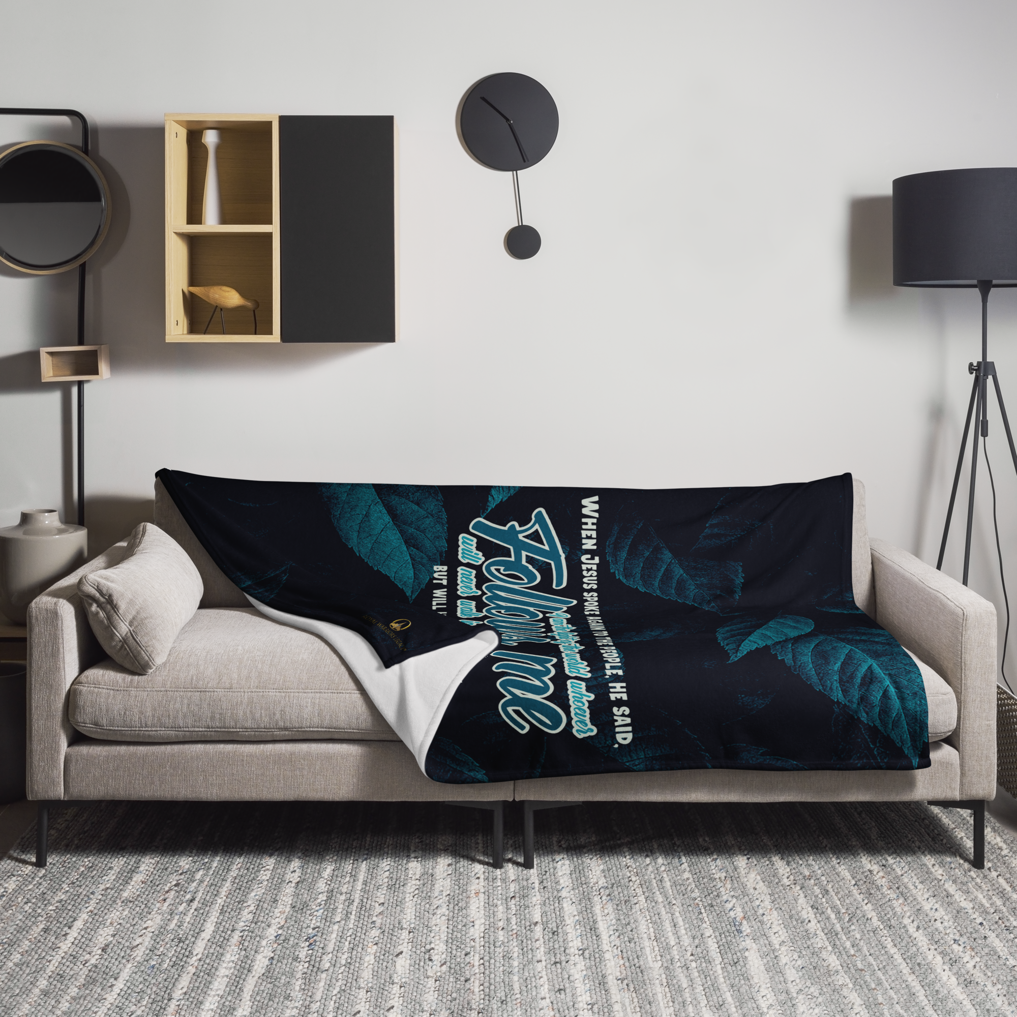 Light Of The World: John 8:12 Throw Blanket