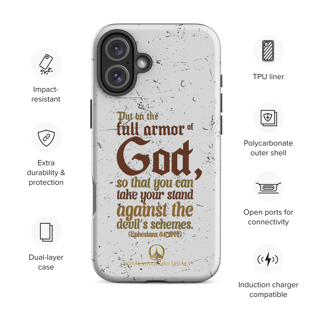 Full Armor Of God: Ephesians 6:11 iPhone® Tough Case