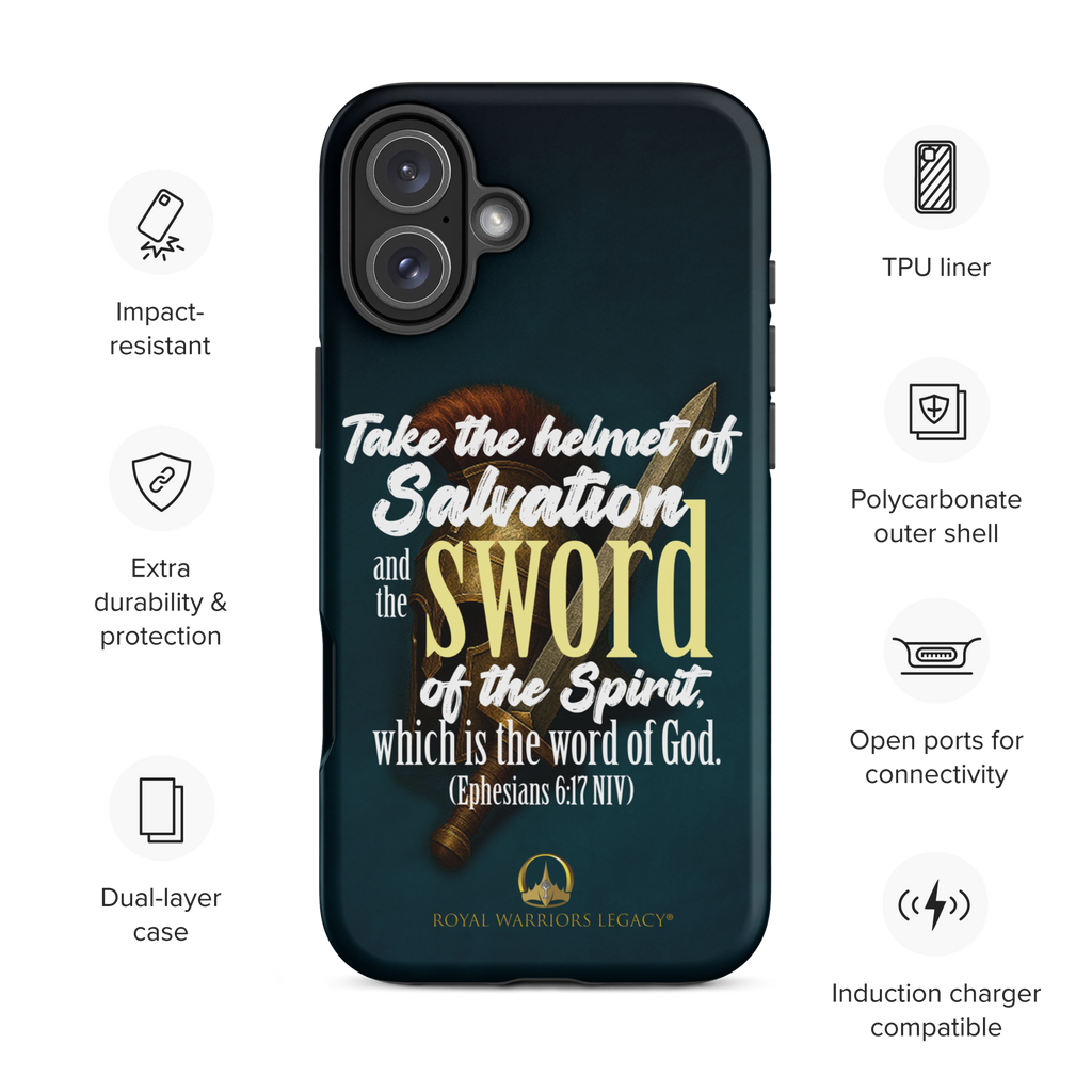 Sword & Salvation: Ephesians 6:17 iPhone® Tough Case