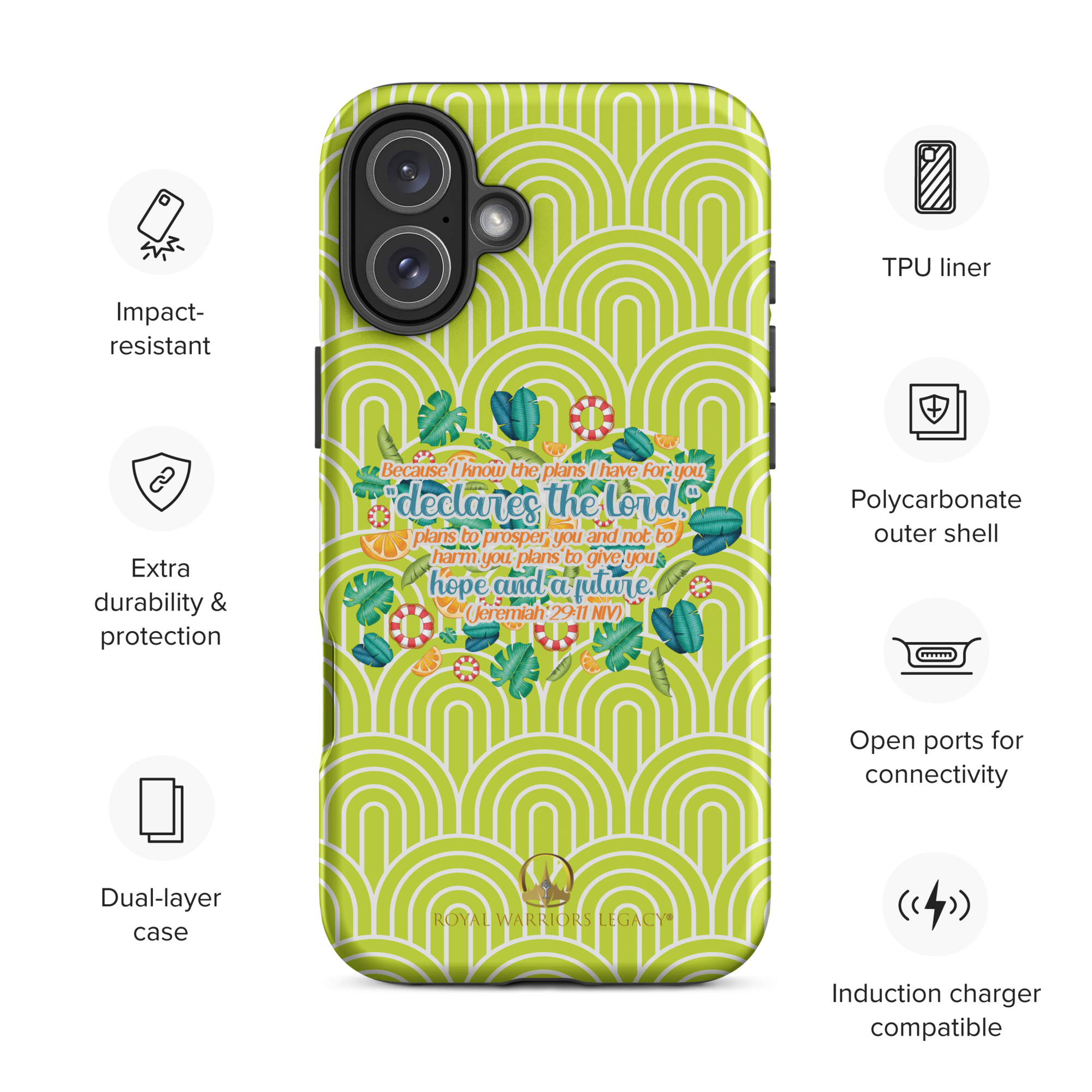 Hope & Future: Jeremiah 29:11 iPhone® Tough Case