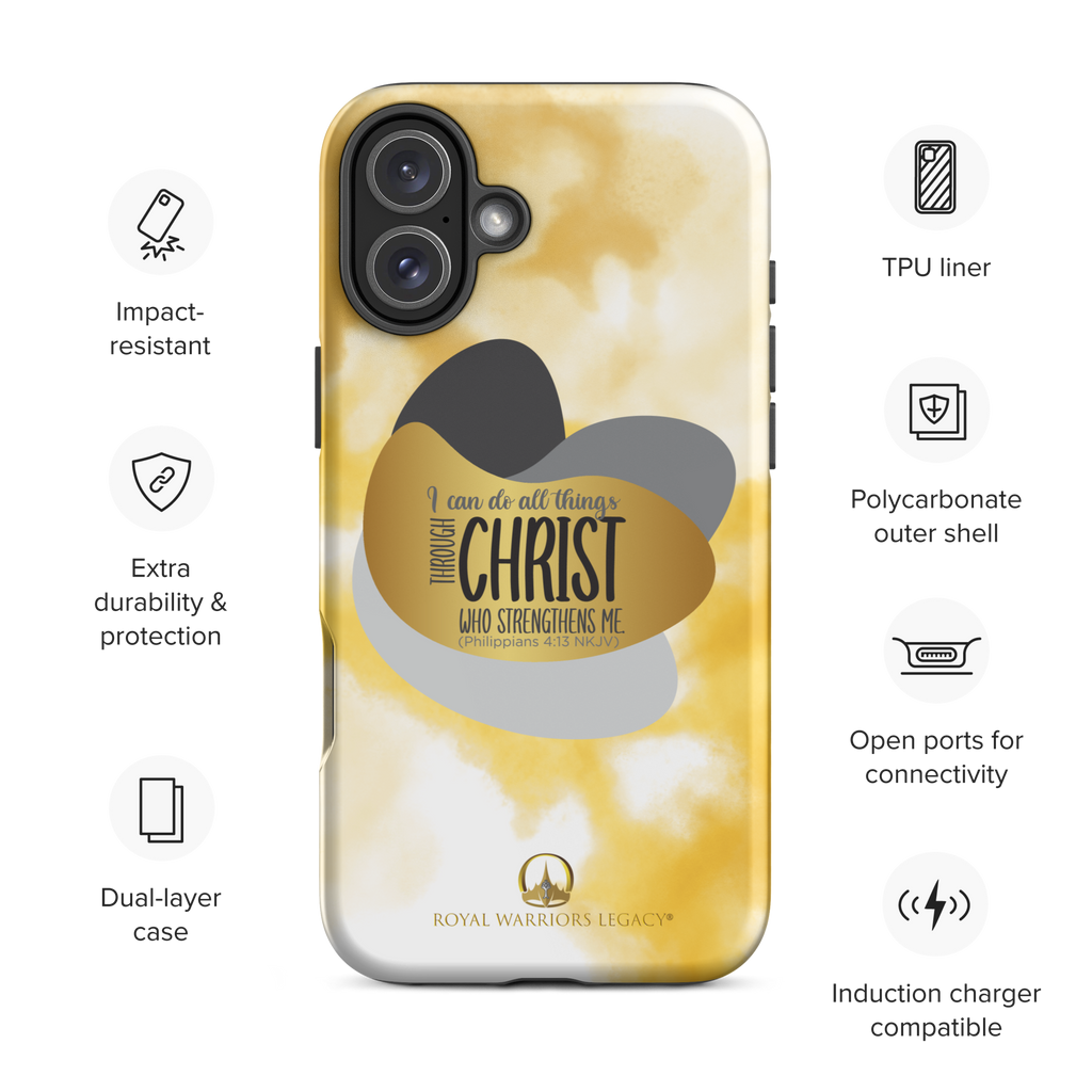 Empowered by Christ: Philippians 4:13 iPhone® Tough Case