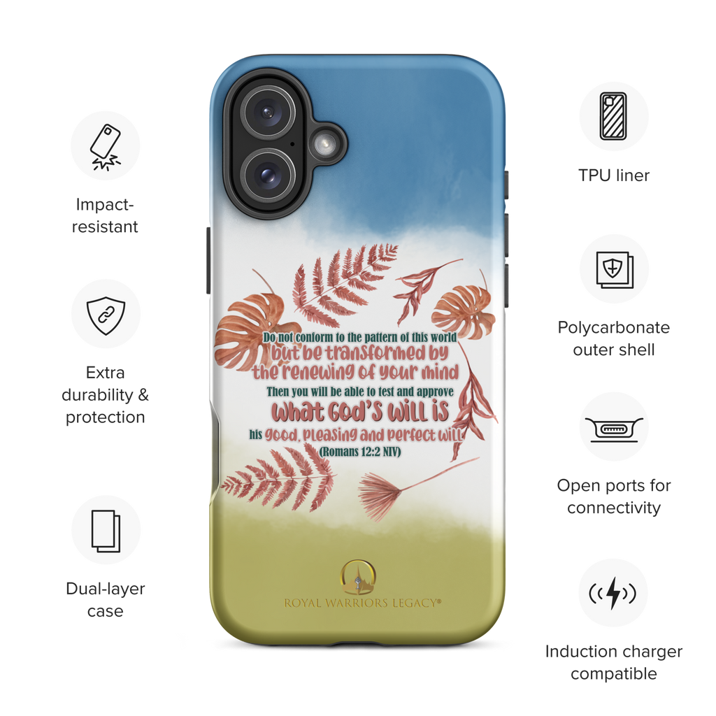 Renewed By The Spirit: Romans 12:2 iPhone® Tough Case