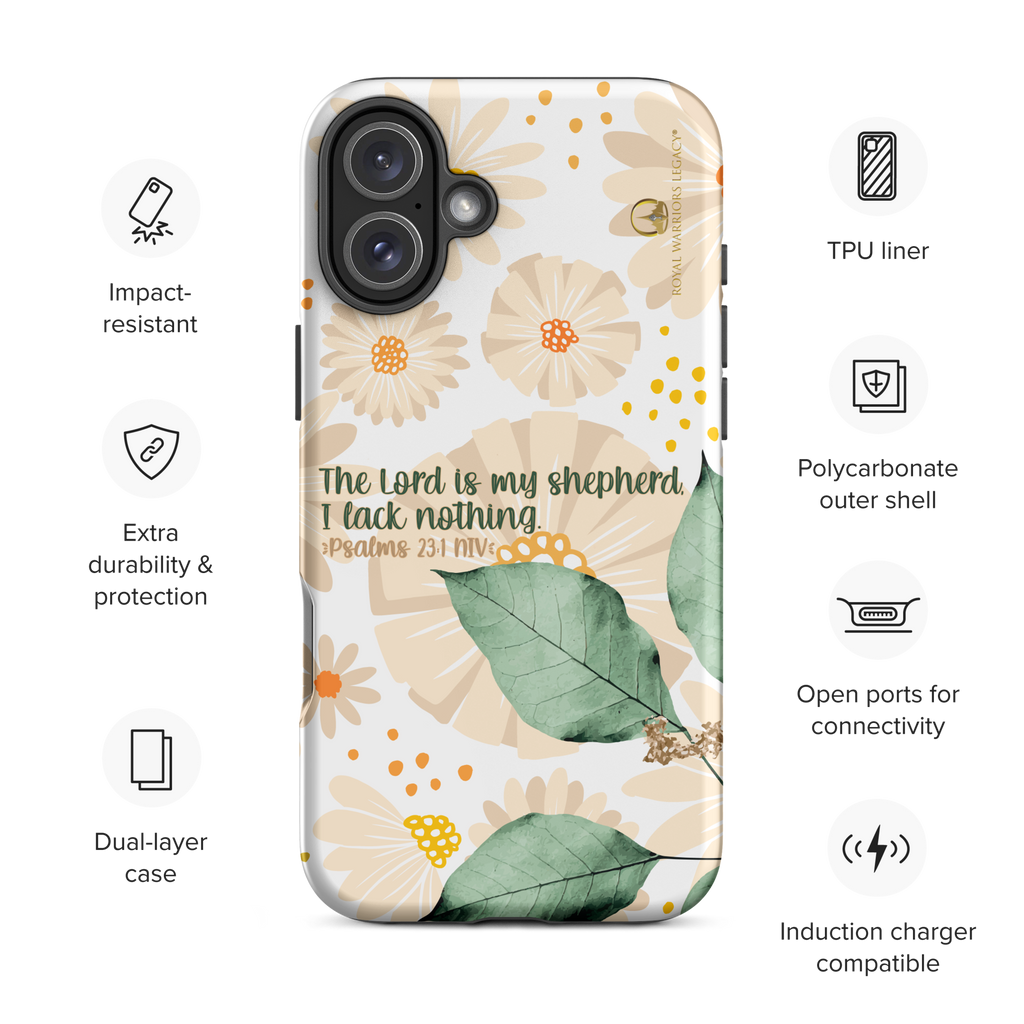 The Lord Is My Shepherd: Psalm 23:1 iPhone® Tough Case