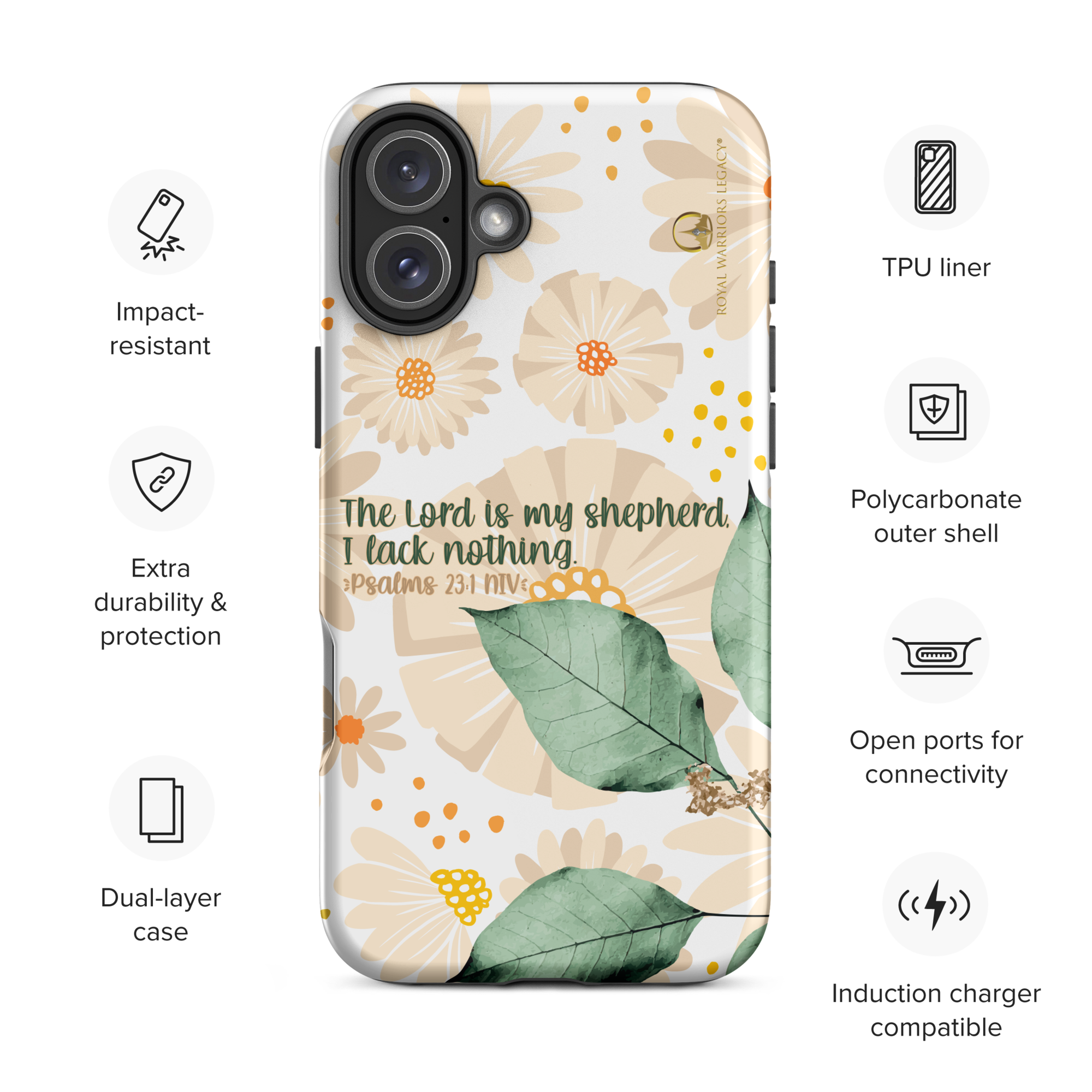 The Lord Is My Shepherd: Psalm 23:1 iPhone® Tough Case