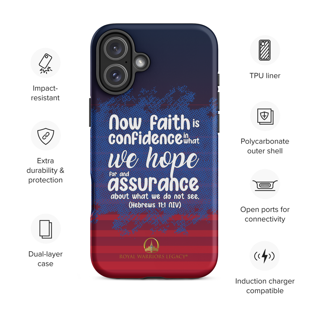 Faith & Hope: Hebrews 11:1 iPhone® Tough Case