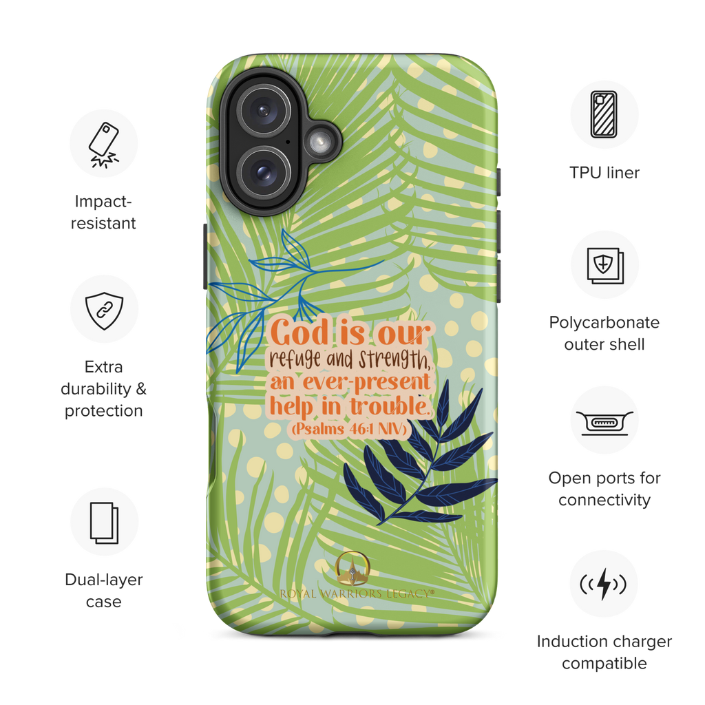God Our Refuge: Psalm 46:1 iPhone® Tough Case
