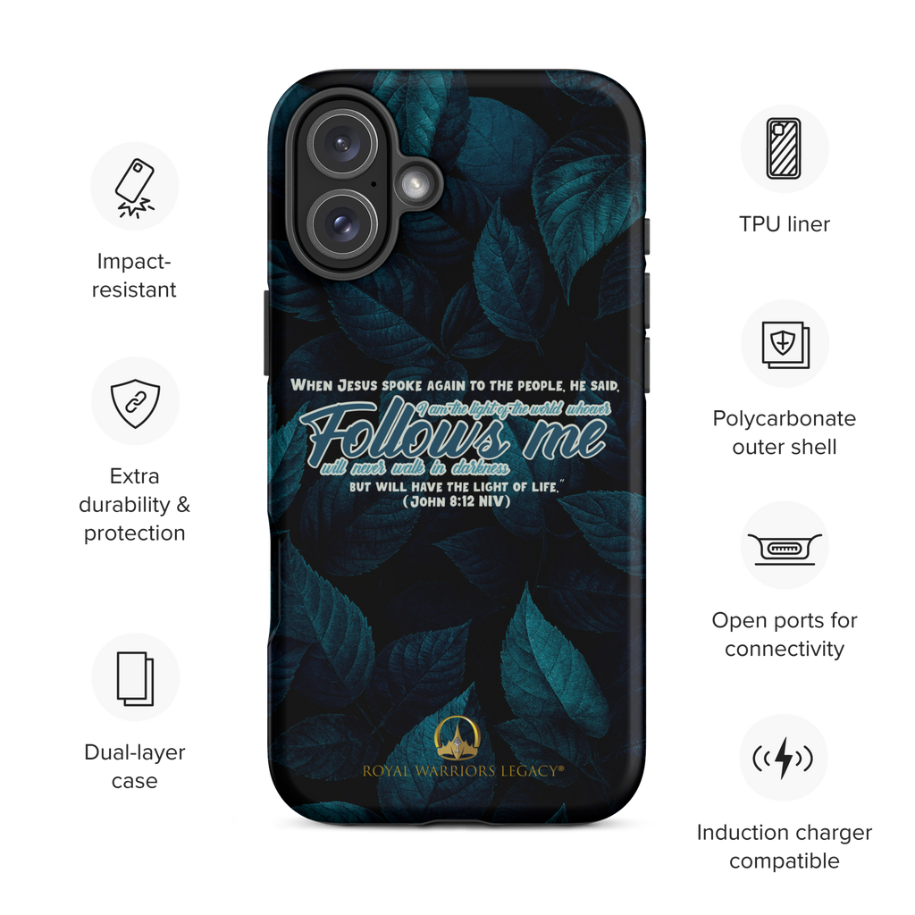 Light Of The World: John 8:12 iPhone® Tough Case