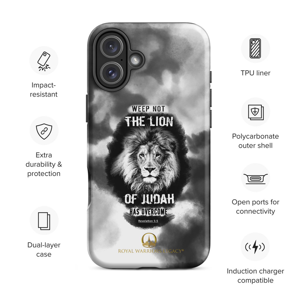 The Lion of Judah: Revelation 5:5 iPhone® Tough Case