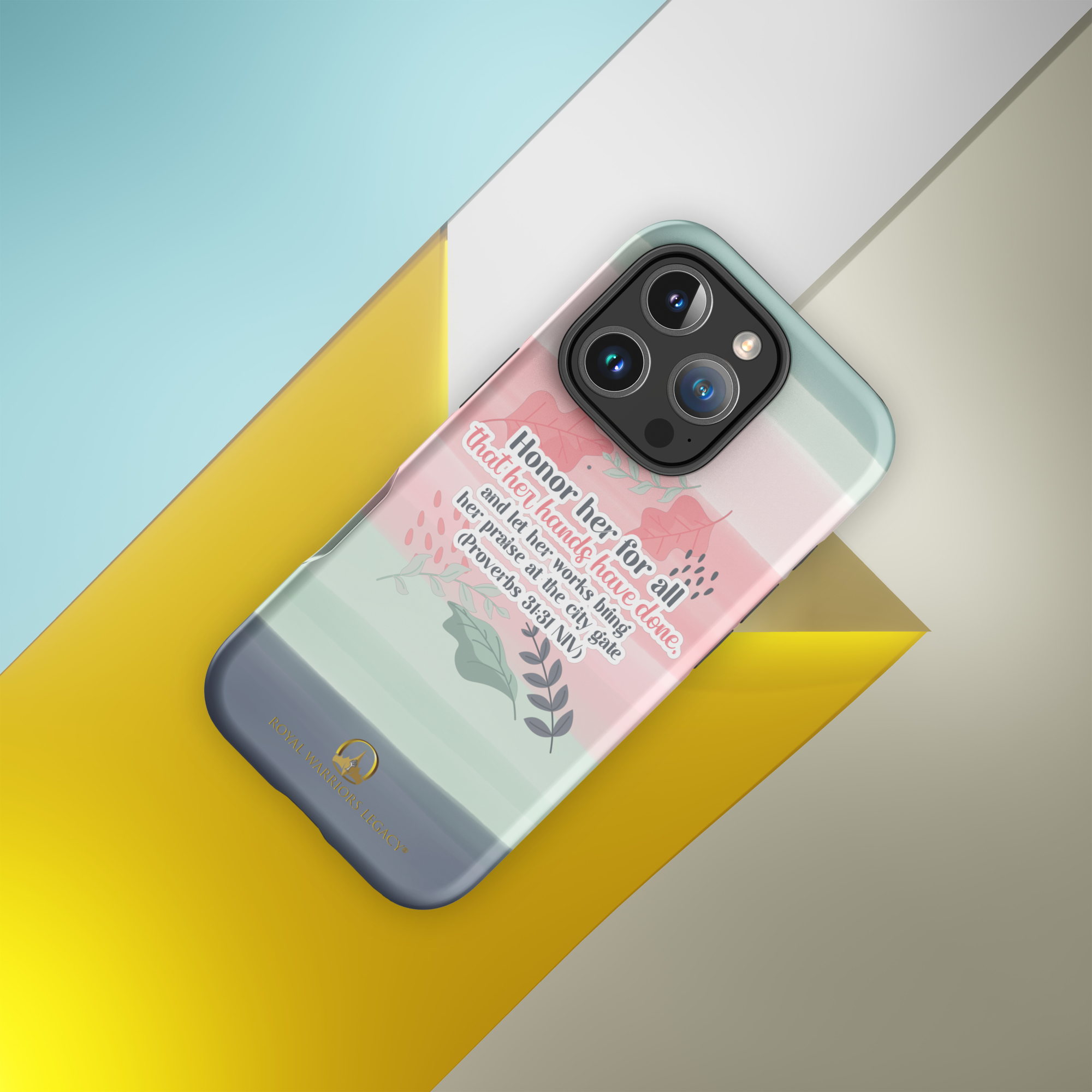 Fruitful Hands: Proverbs 31:31 iPhone® Tough Case