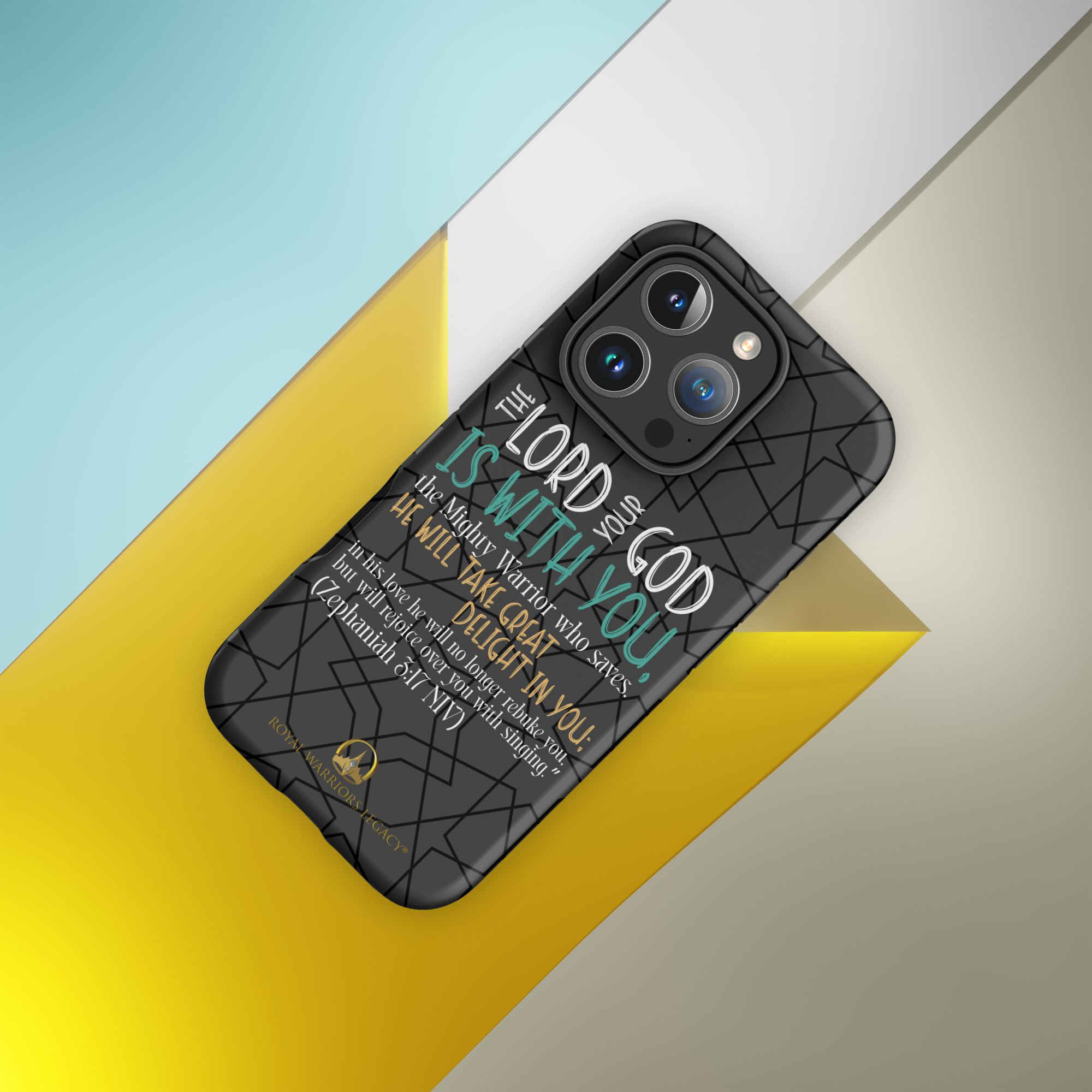 Rejoice in His Love: Zephaniah 3:17 iPhone® Tough Case