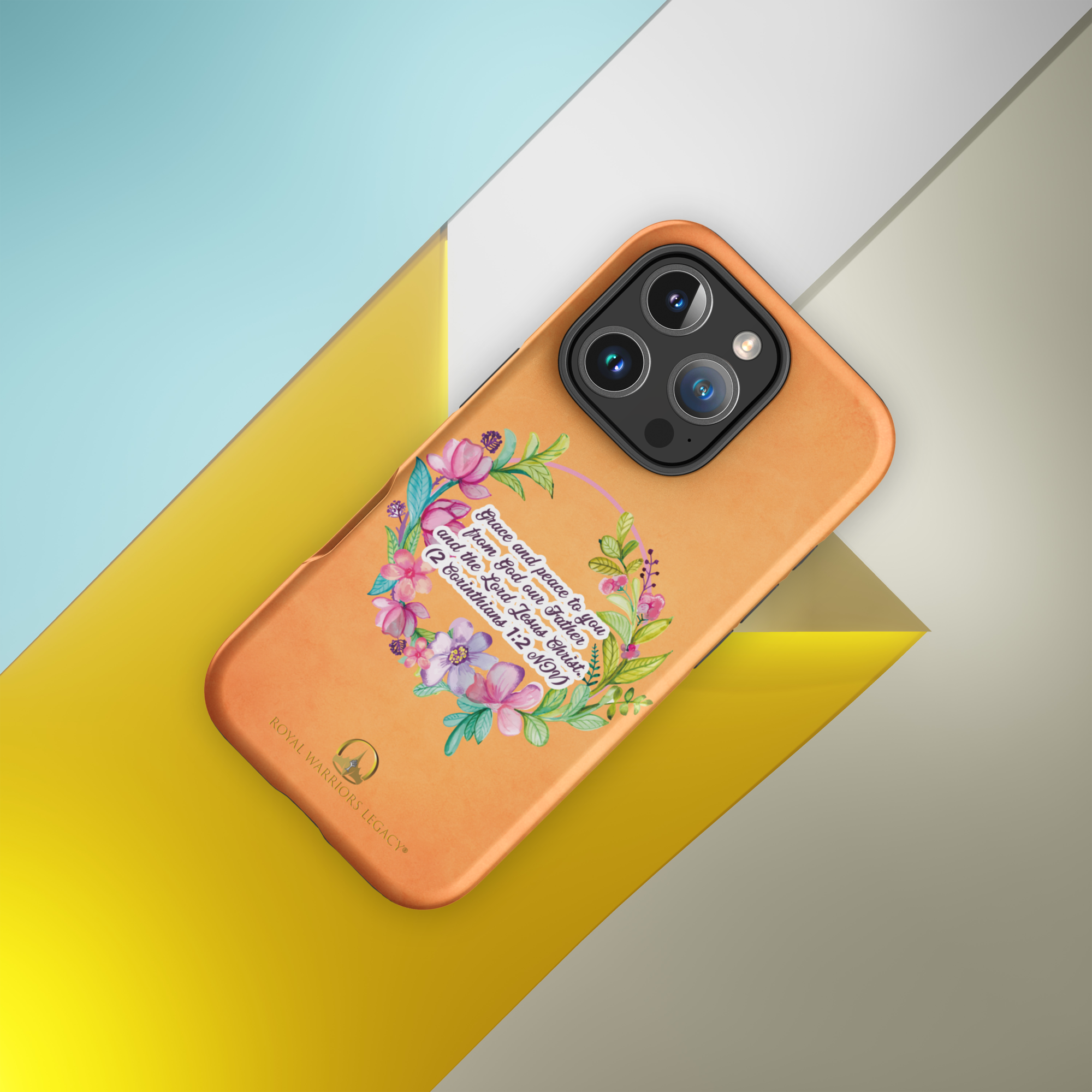 Grace & Peace Blooms: 2 Corinthians 1:2 iPhone® Tough Case