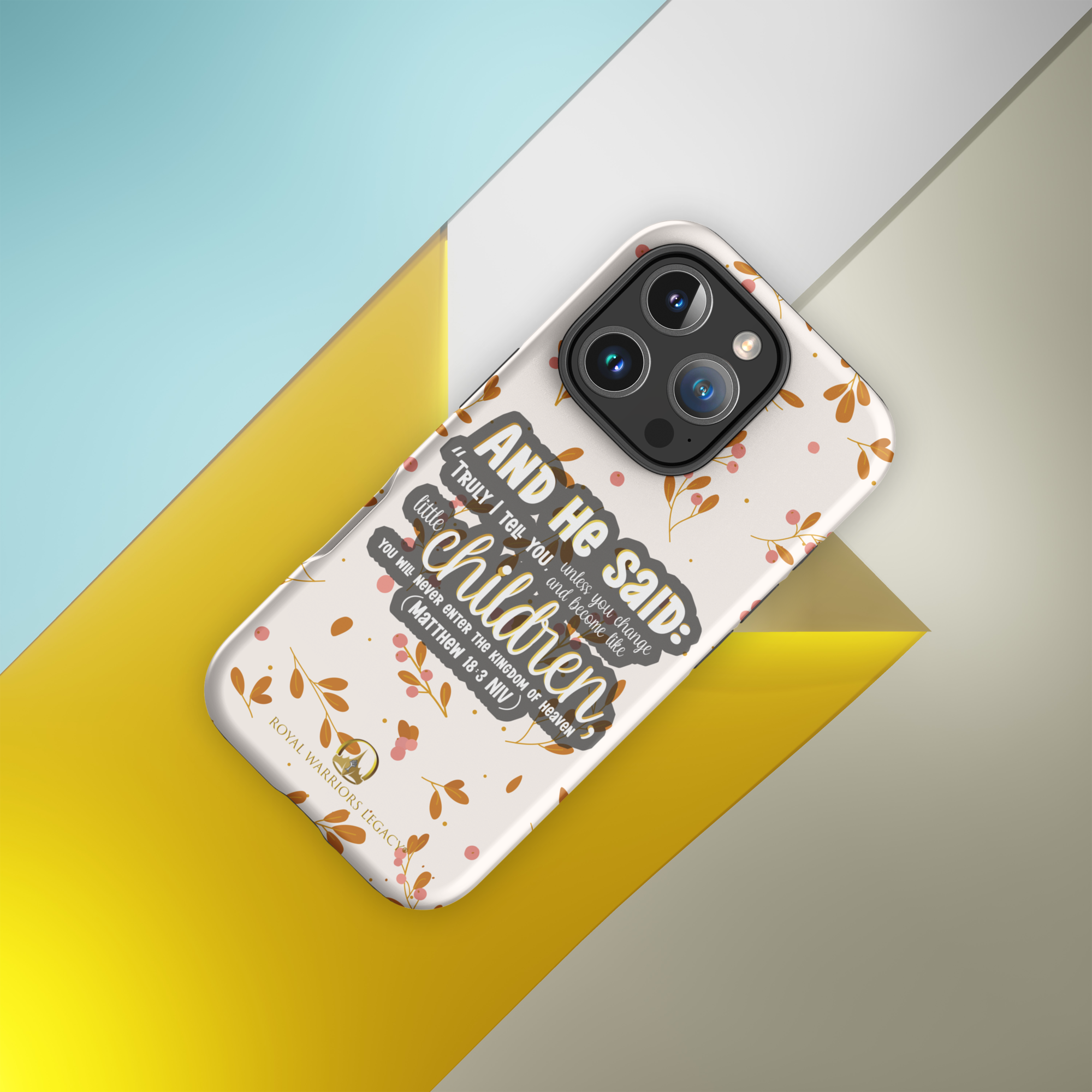 Childlike Faith: Matthew 18:3 iPhone® Tough Case