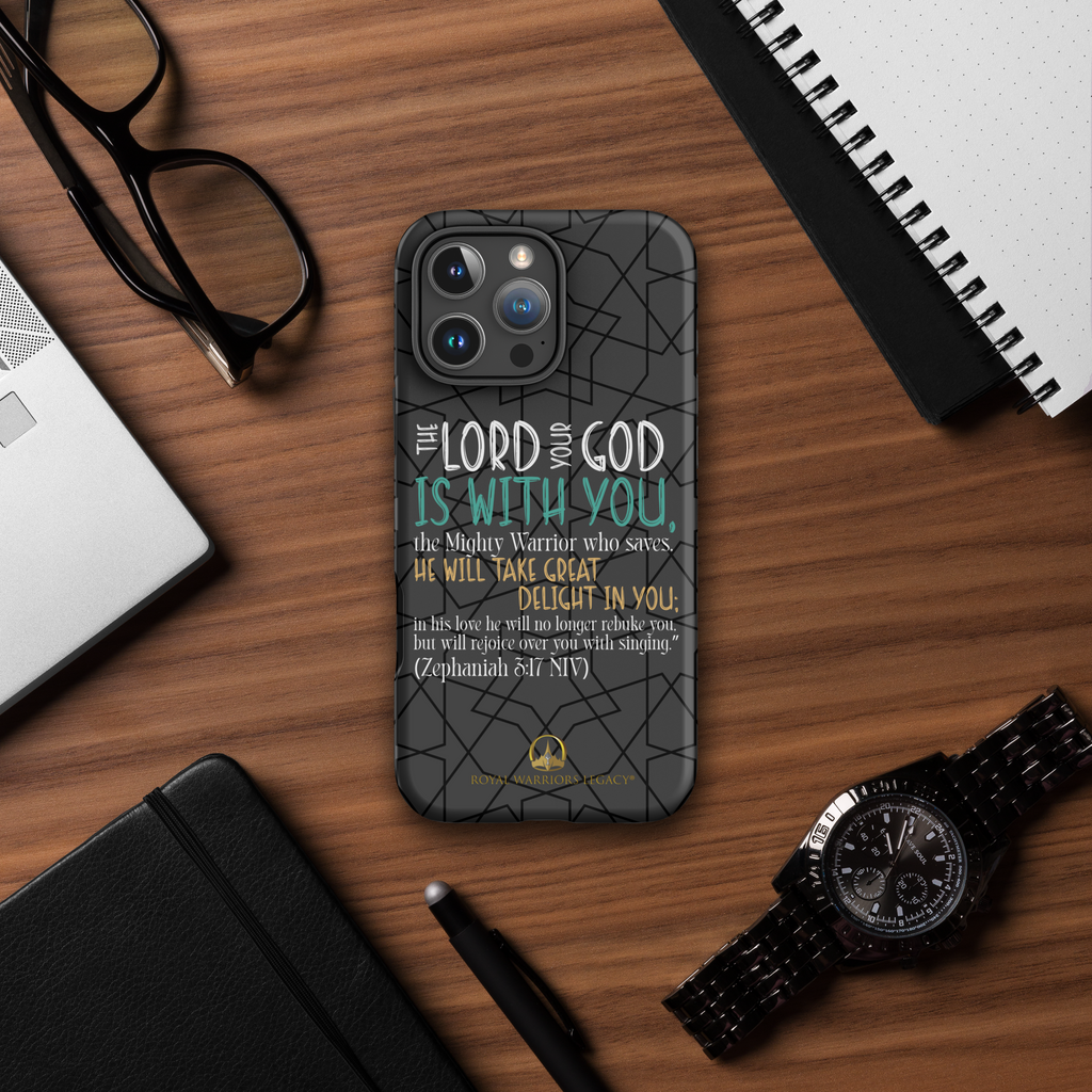 Rejoice in His Love: Zephaniah 3:17 iPhone® Tough Case