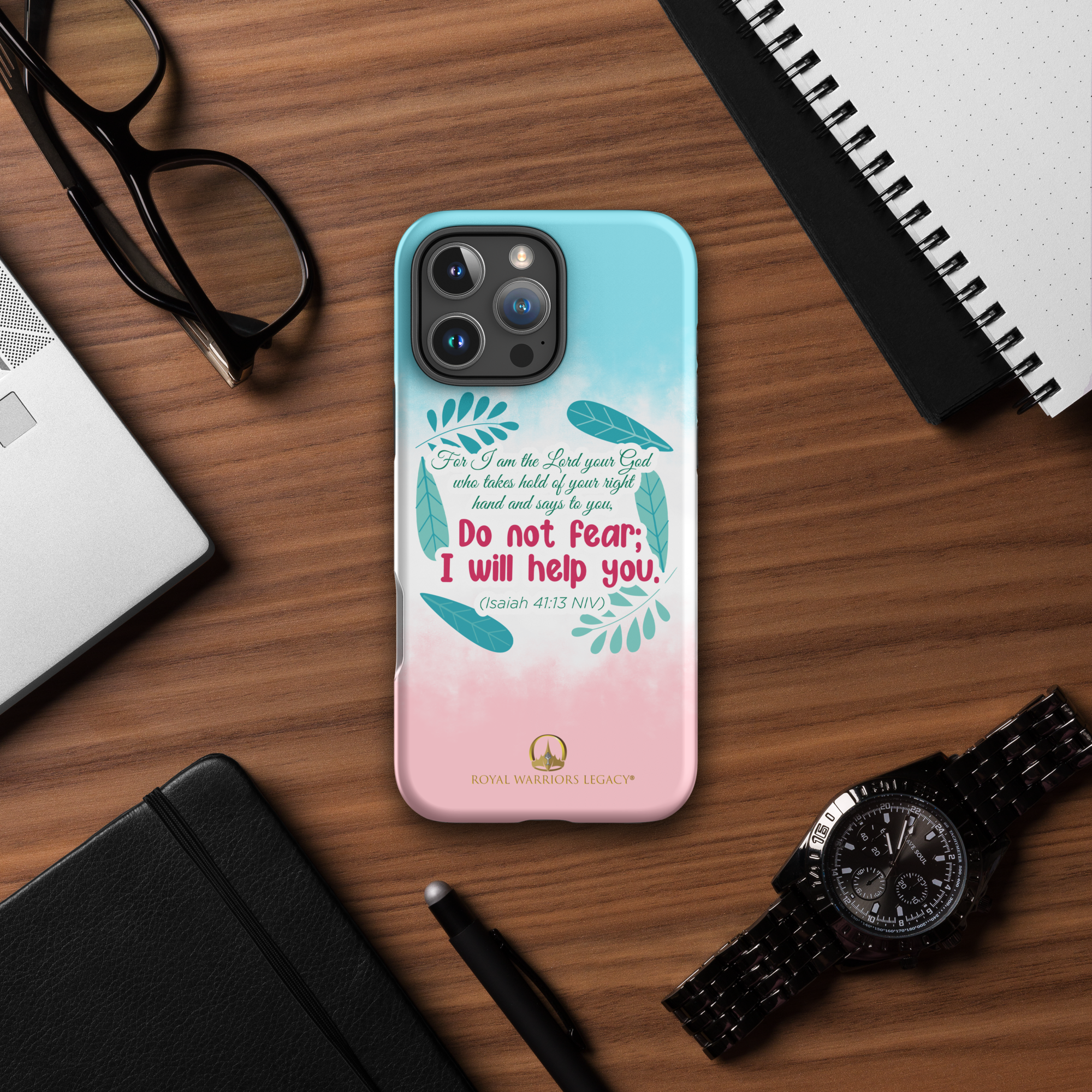 Fear Not: Isaiah 41:13 iPhone® Tough Case