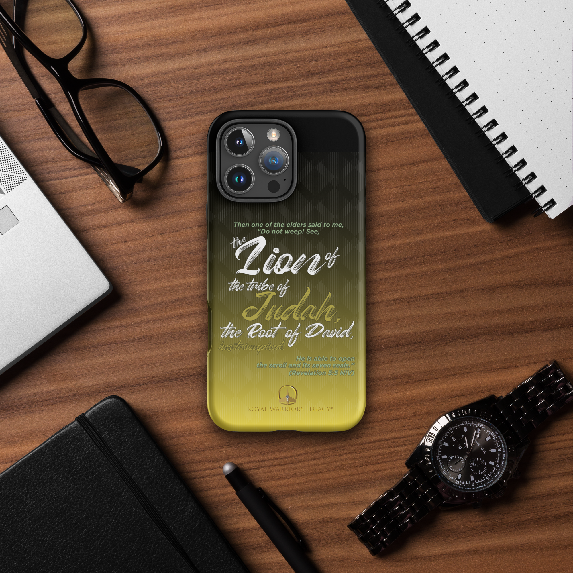 Lion of Judah & Root of David: Revelation 5:5 iPhone® Tough Case