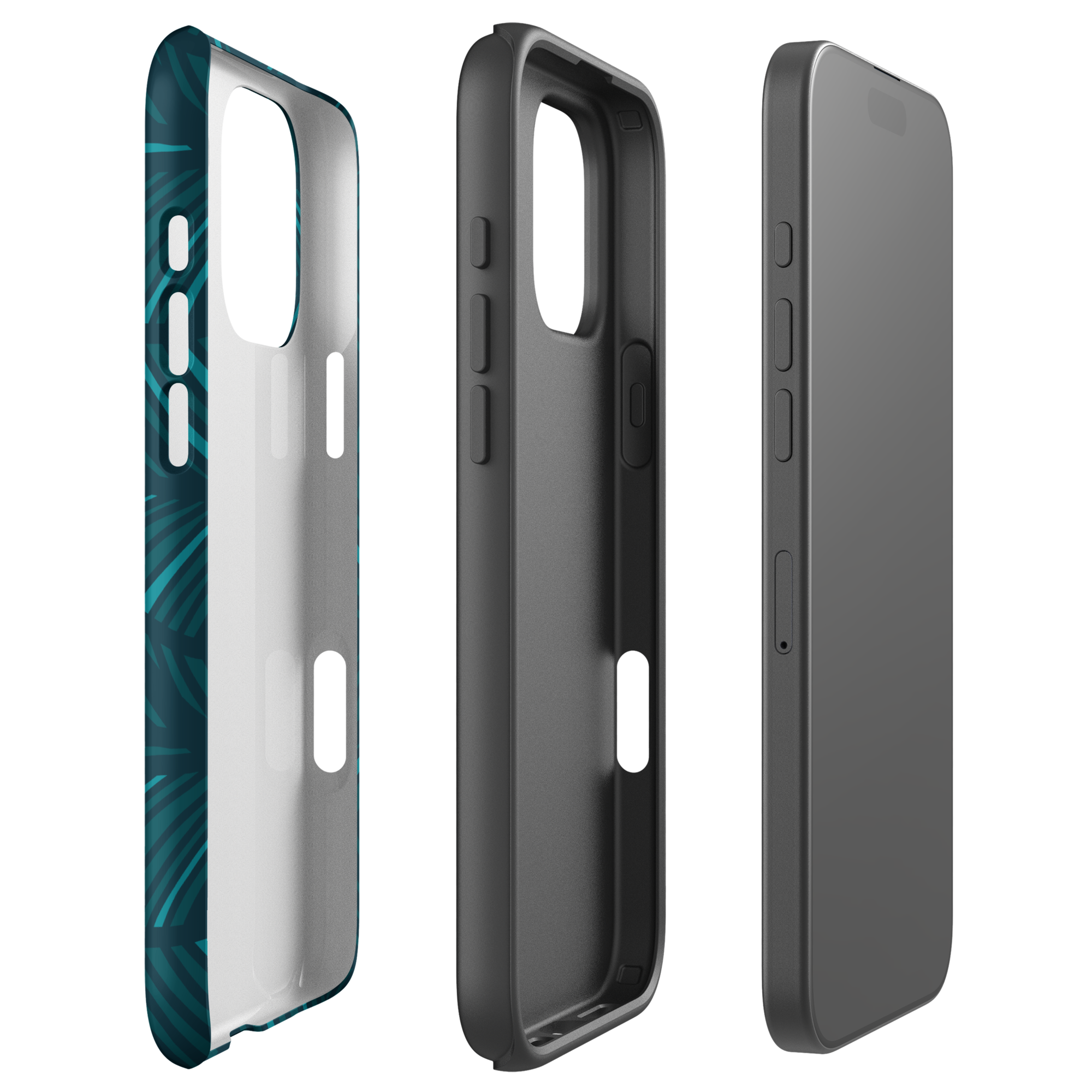 Come Run With Jesus Neon Blue iPhone® Tough Case