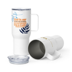 God Our Refuge: Psalm 46:1 Travel Mug With Handle (25 oz / 40 oz)