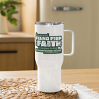 Stand Firm in Faith: 1 Corinthians 16:13-14 Travel Mug With Handle (25 oz / 40 oz)