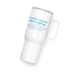 Prayer & Gratitude: Philippians 4:6 Travel Mug With Handle (25 oz / 40 oz)