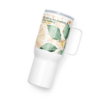 The Lord Is My Shepherd: Psalm 23:1 Travel Mug With Handle (25 oz / 40 oz)