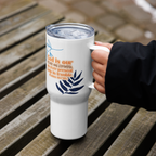 God Our Refuge: Psalm 46:1 Travel Mug With Handle (25 oz / 40 oz)