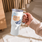 God Our Refuge: Psalm 46:1 Travel Mug With Handle (25 oz / 40 oz)