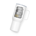 Come Run With Jesus Gold Travel Mug With Handle (25 oz / 40 oz)