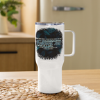 Light Of The World: John 8:12 Travel Mug With Handle (25 oz / 40 oz)