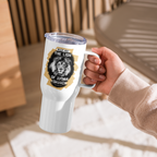 The Lion of Judah: Revelation 5:5 Travel Mug With Handle (25 oz / 40 oz)