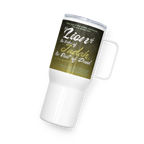 Lion of Judah & Root of David: Revelation 5:5 Travel Mug With Handle (25 oz / 40 oz)